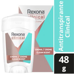 Desodorante Antitranspirante Rexona ClInical Clean Fresh en Barra 48 gr