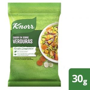 Caldo en Sobres para Saborizar Knorr de Verduras 4 un