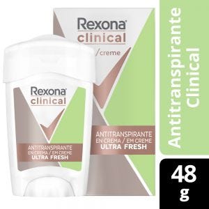 Desodorante Antitranspirante Rexona Clinical Ultra Fresh en Barra 48 gr