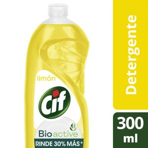 Detergente Cif Bioactive Limón 300 ml Botella