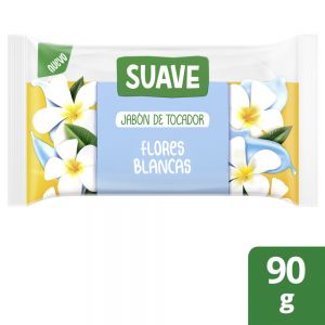 Jabón en Barra Suave Flores Blancas 90 gr