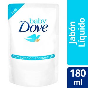 Jabón Líquido Baby Dove Humectación Enriquecida 180ml