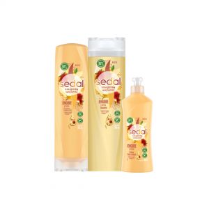 Combo Sedal Shampoo + Acondicionador + Crema para Peinar Jengibre y Ricino