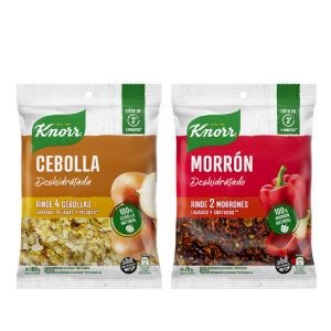 Combo Vegetales Deshidratados Knorr Cebolla y Morron